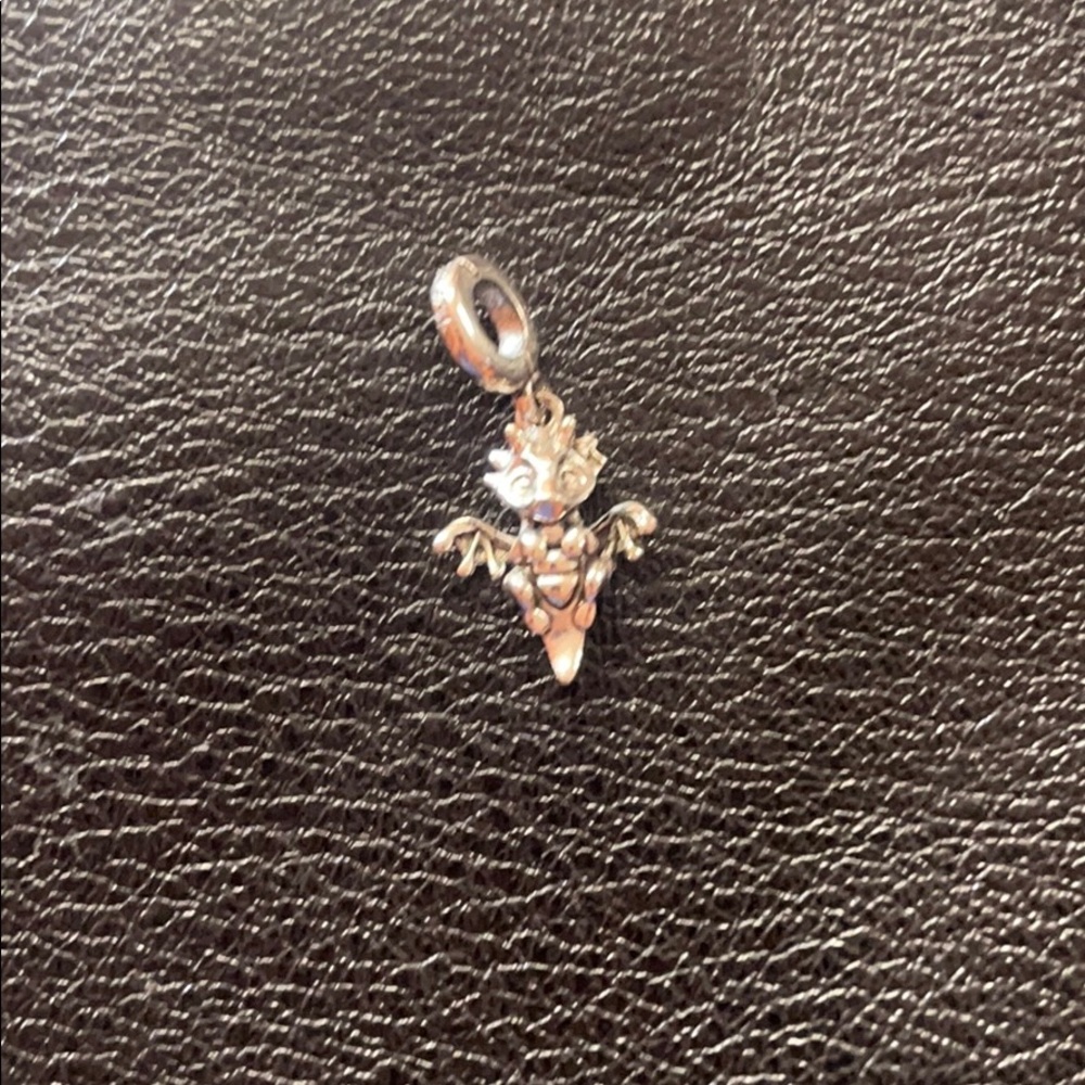 Sterling silver dragon dangle charm